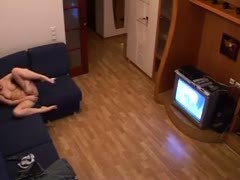 A hawt maid is seen on a couch using a hidden camera to finger her vagina.